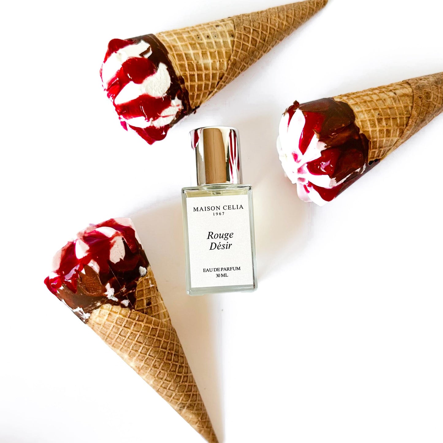 Rouge Désir, perfume dulce entre helados.