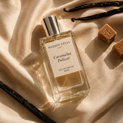 Caramelus Delicat Eau de Parfum de Maison Celia aspiracional