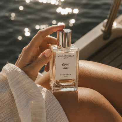Costa Nua Eau de Parfum de Maison Celia aspiracional y emocional