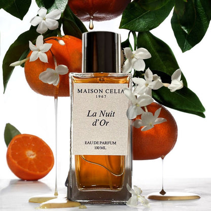 La Nuit d'Or: un perfume amaderado y floral de Maison Celia.