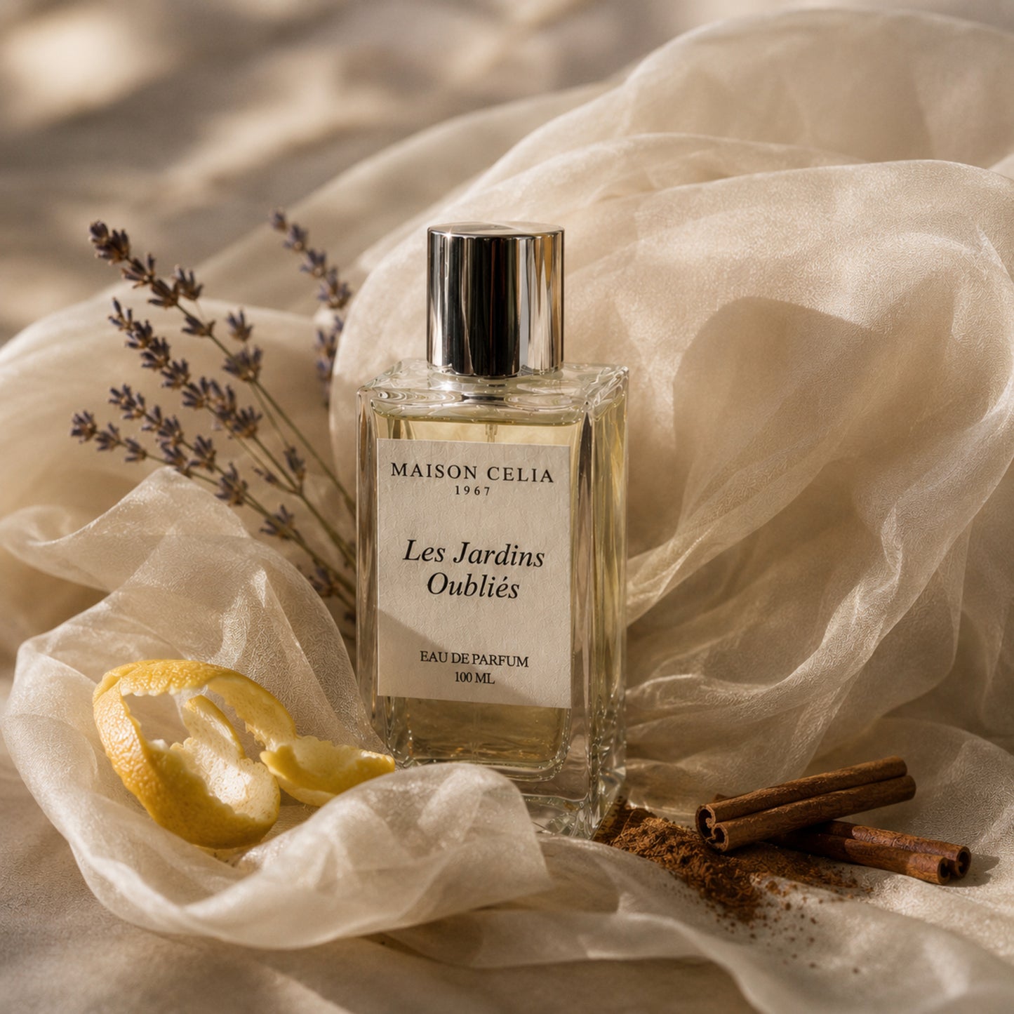 Les Jardins Oubliés Eau de Parfum de Maison Celia creativo aspiracional