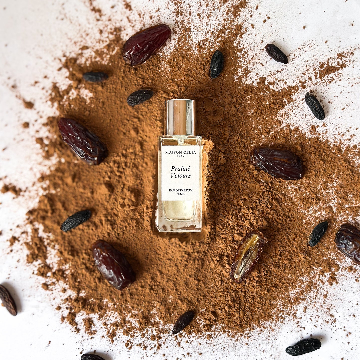 Praliné Velours Eau de Parfum de Maison Celia es arte olfativo