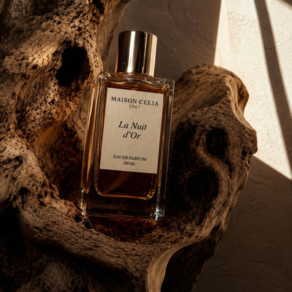 La Nuit d'Or Eau de Parfum de Maison Celia misterioso y envolvente