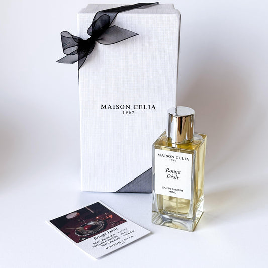Rouge Désir, perfume de 100 ml, Maison Celia.